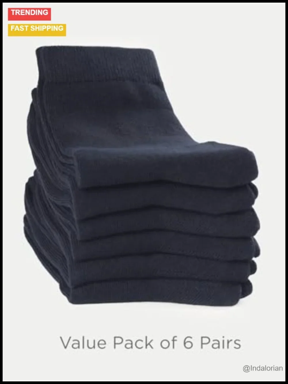 Unisex Kids Soft Cotton Crew Socks 6 Pack Seamless Toe School Socks